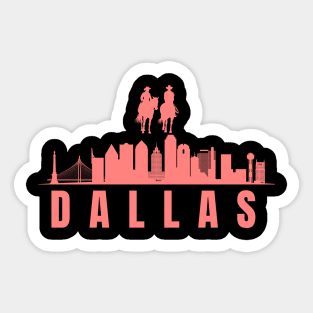 Dallas cowboys cute graphic design Sticker